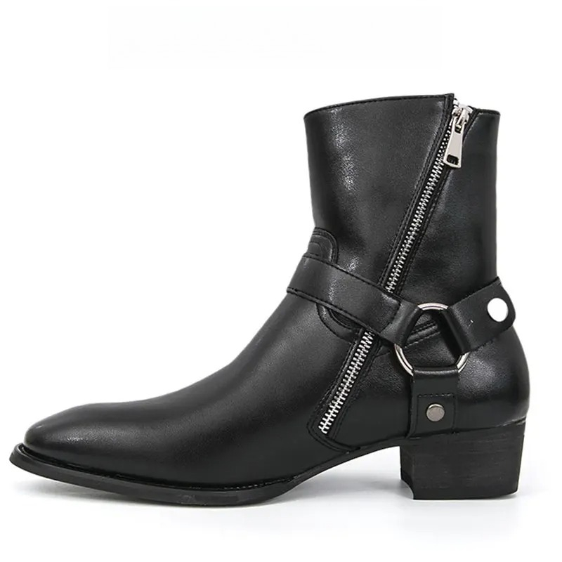 Men Shoes Boss - Botas Chelsea Clássicas Retro de Alta