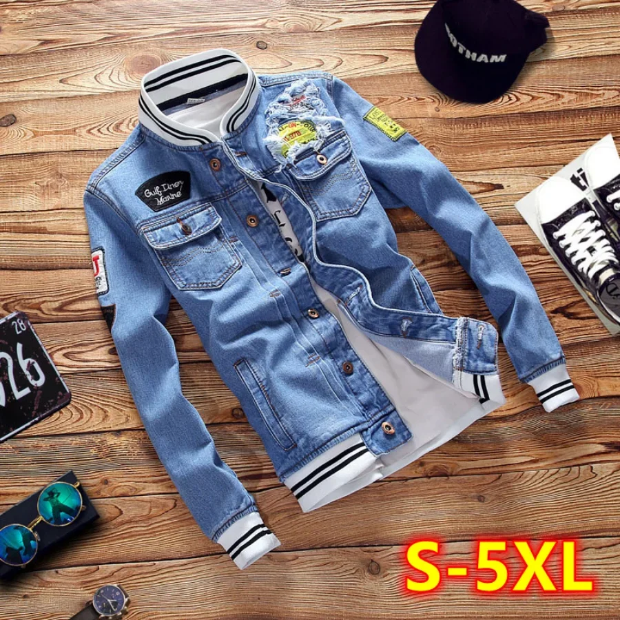 Men'S Shoes With Jeans - Novo 2026 jaquetas jeans masculinas moda