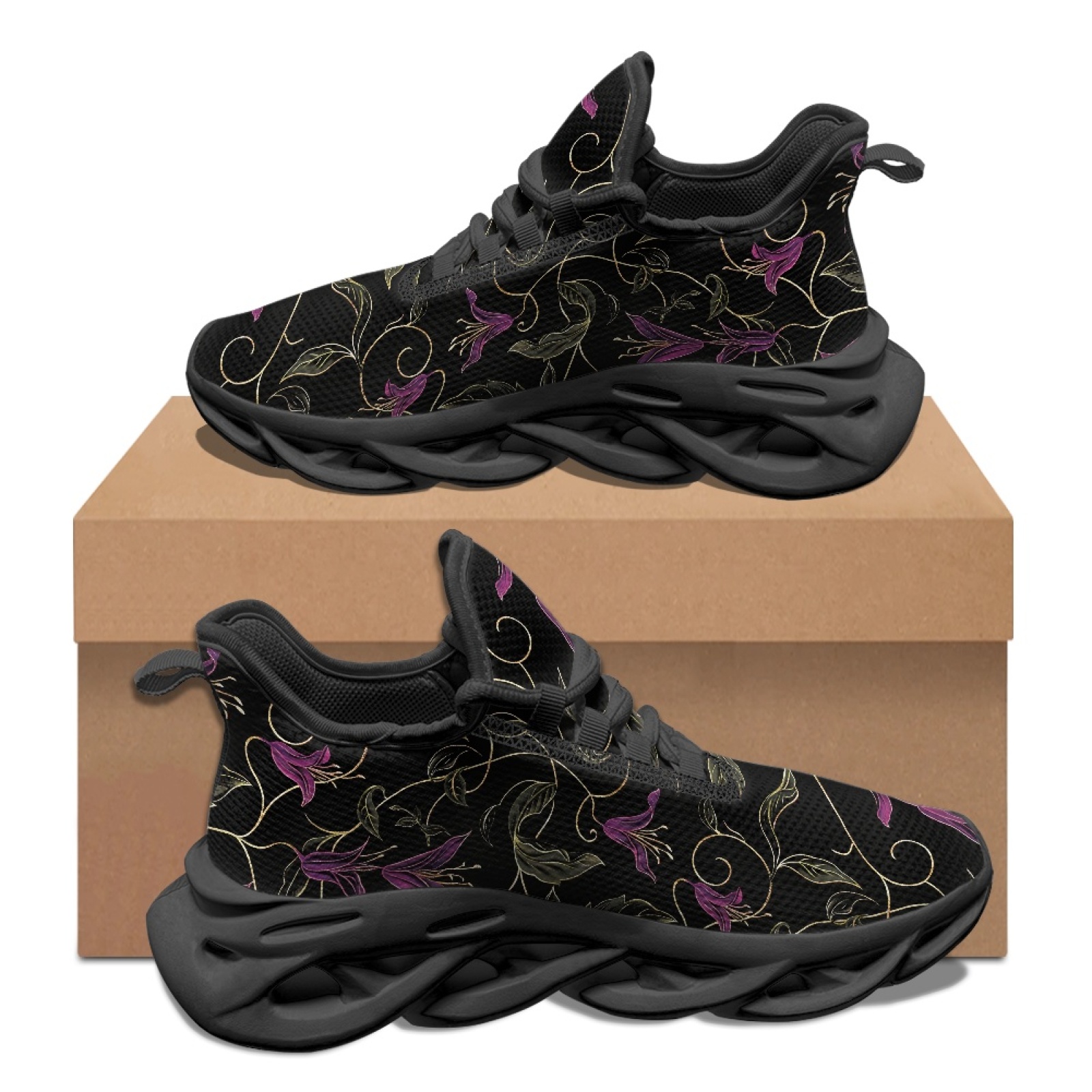 Men'S Shoes For Gym - Tênis Casuais PENSTROLL com Estampa Floral
