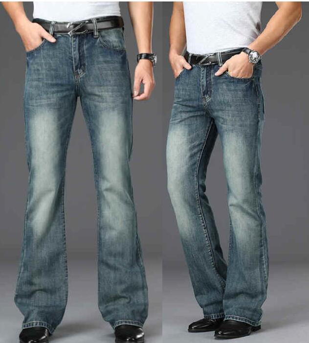 Men'S Shoes With Jeans - Calças de brim largas masculinas calças
