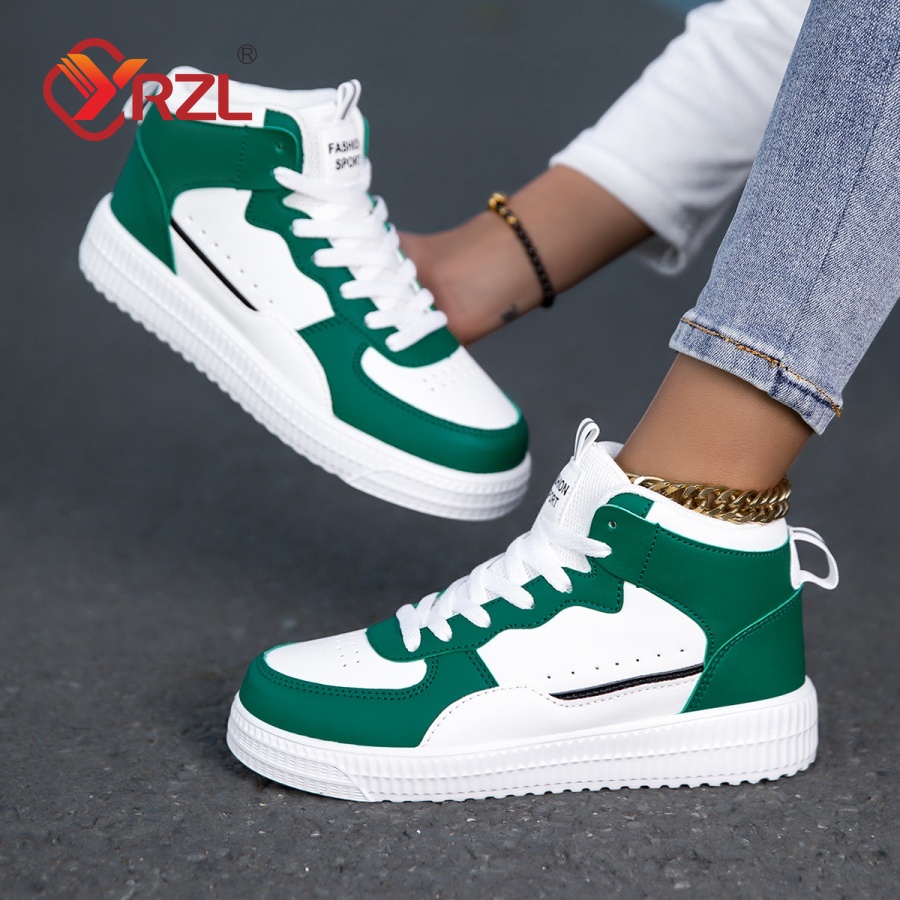 Men Shoes On - Yrzl tênis feminino outono sapatos brancos