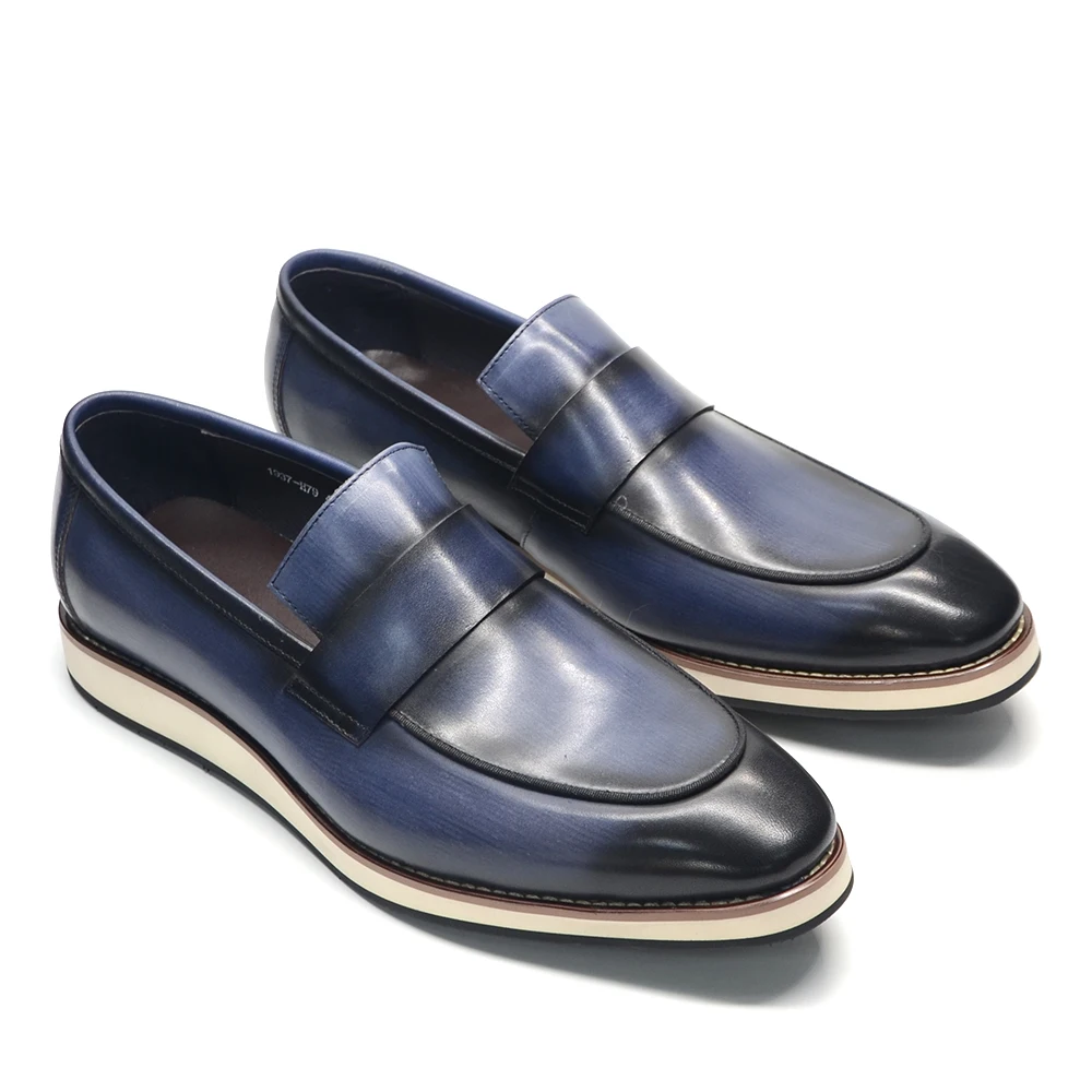 Men Shoes Boss - Sapatos de Couro Masculinos de Designer