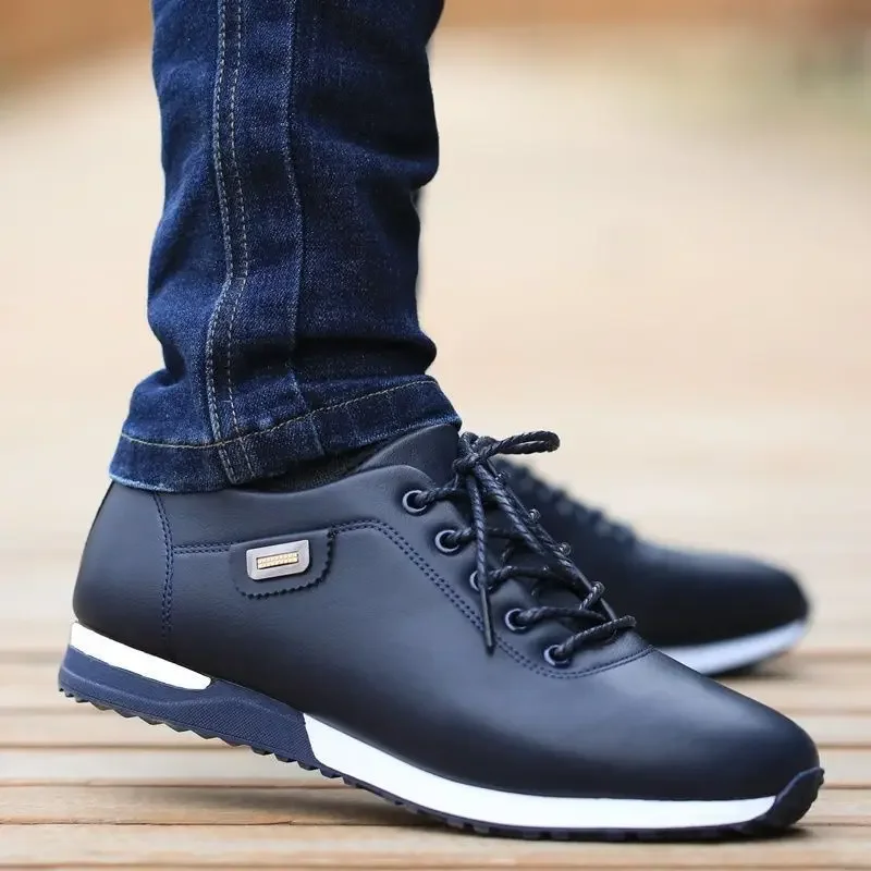 Men Shoes Boss - Sapatos de couro masculinos de negócios