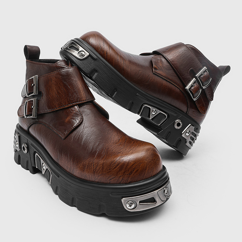 Men'S Shoes Timberland - Tamanho grande moda masculina punk goth