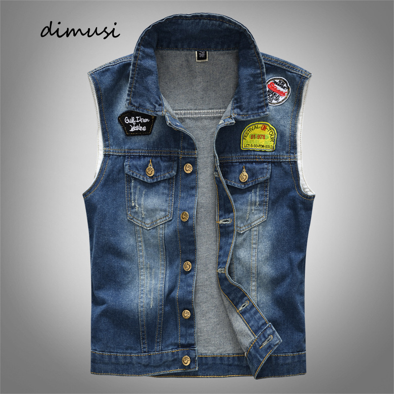 Men'S Shoes With Jeans - Coletes jeans rasgados masculinos, jeans de