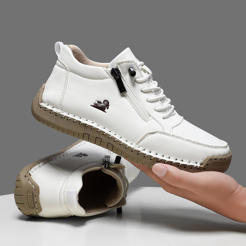 Men'S Shoes Daily Use - Tênis feminino de couro artesanal sapatos