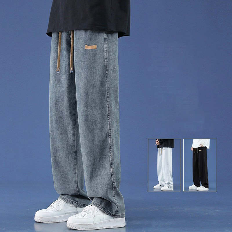 Tecido Lyocell masculino calça - Men'S Shoes With Jeans avaliação e preço