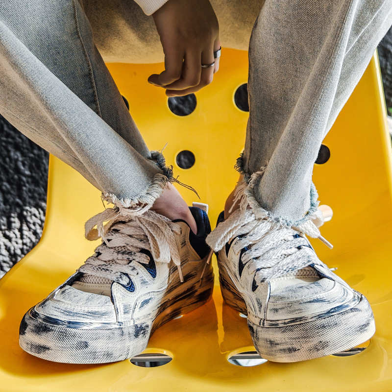 Tênis Casual Masculino Branco  - Men Shoes Runners avaliação e preço