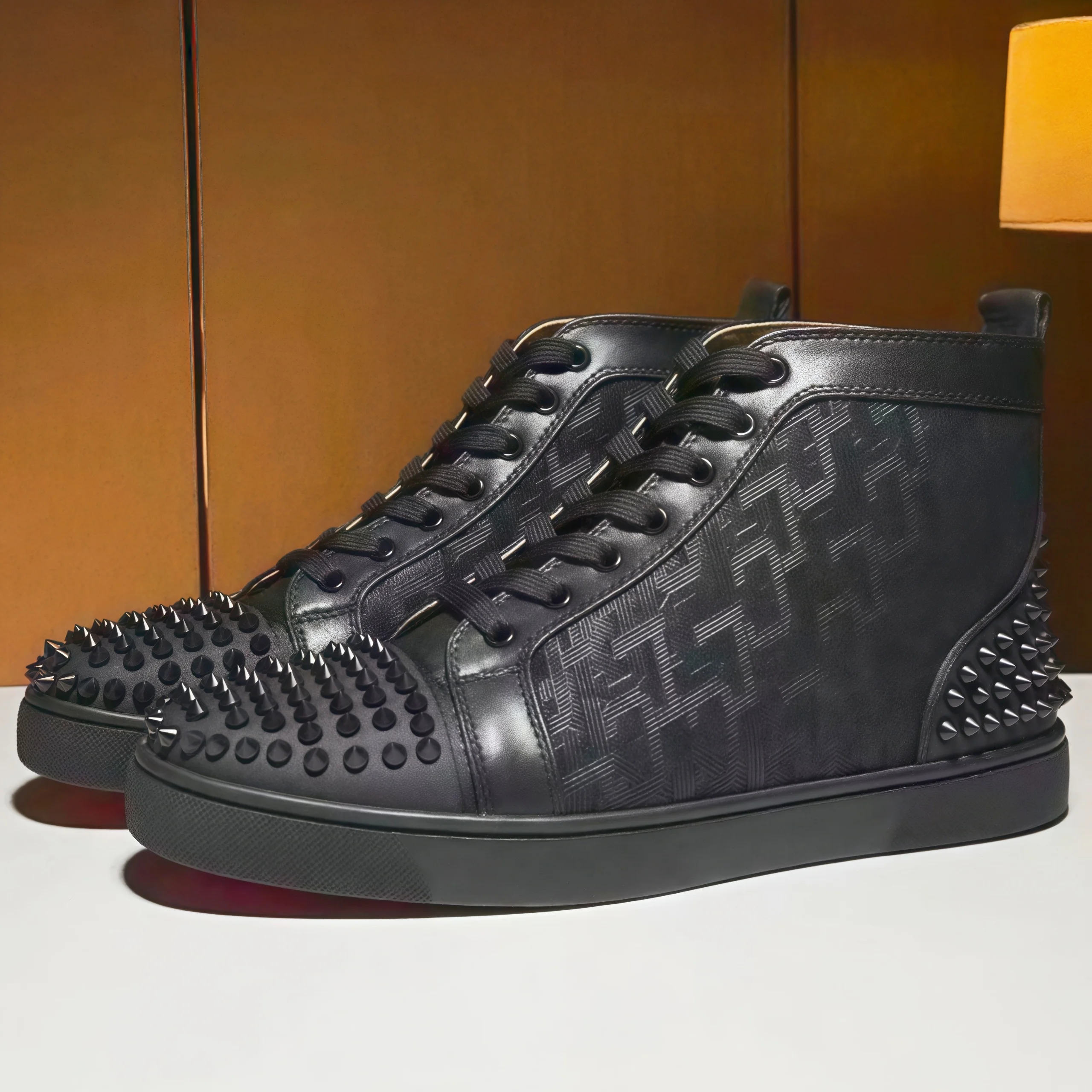 Preto cravejado de couro rebit - Men Shoes Dior avaliação e preço