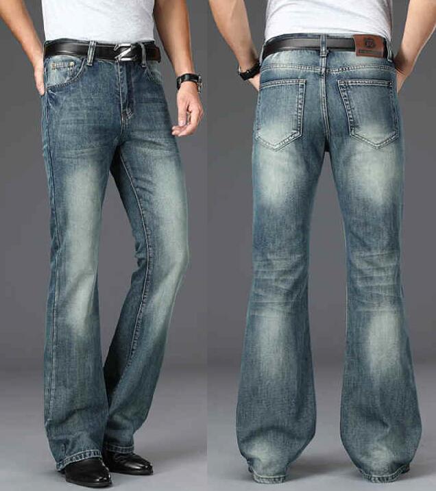 Calças de brim largas masculin - Men'S Shoes With Jeans avaliação e preço