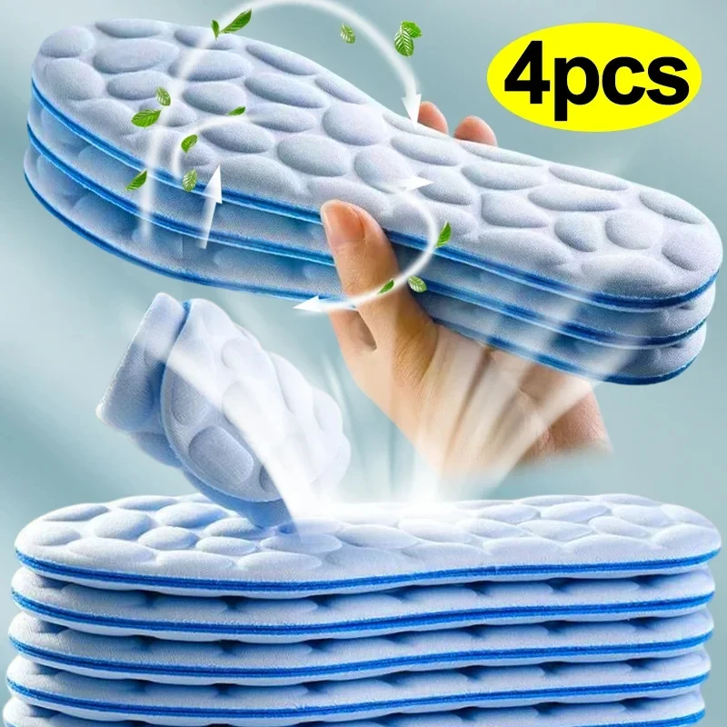 2/4 pçs palmilhas de espuma de - Men Shoes Runners avaliação e preço