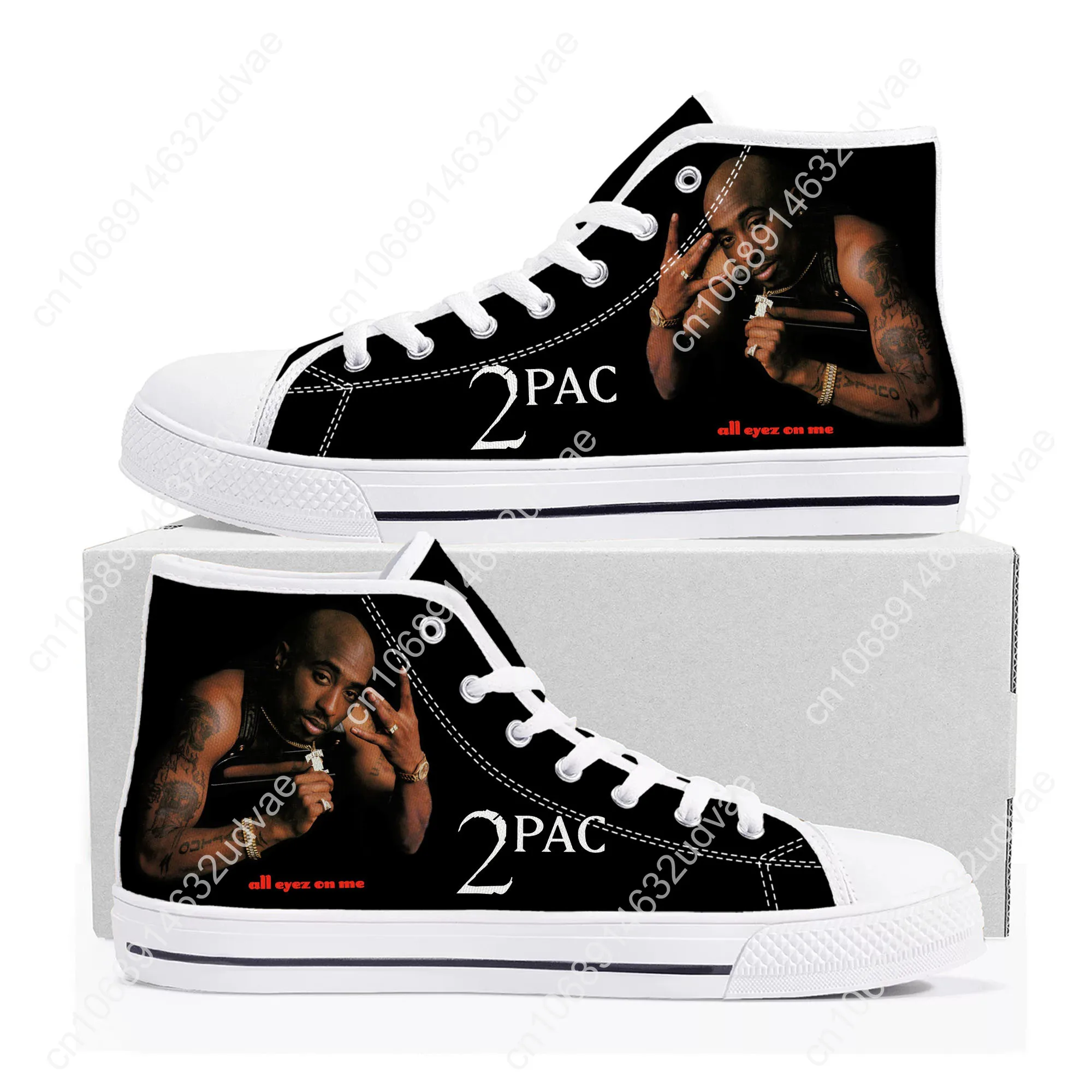 Tênis de Cano Alto 2Pac Tupac  - Men Shoes On avaliação e preço